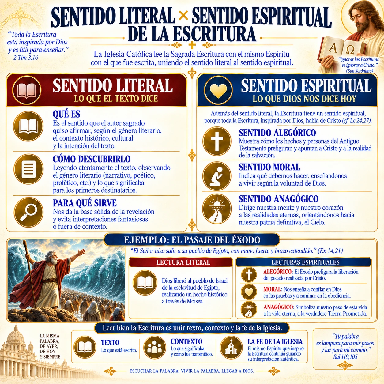 Sentido literal × sentido espiritual